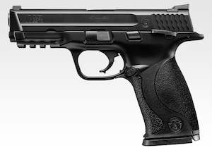 Hobby equipment and supply: Tokyo Marui - M&P9 GBB Pistol - Black