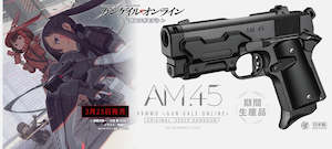 TOKYO MARUI VORPAL BUNNY AM.45 VERSION CRMMO GBB PISTOL (GUN GALE ONLINE) Black