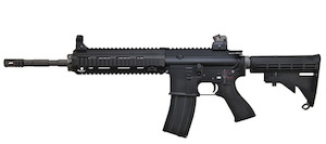 Hobby equipment and supply: WE 416 GBB Rifle - BLACK