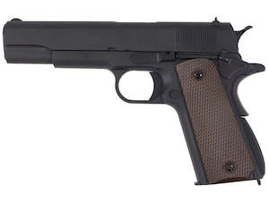 Hobby equipment and supply: WE - M1911 R Version Gas Blow Back Pistol - Black