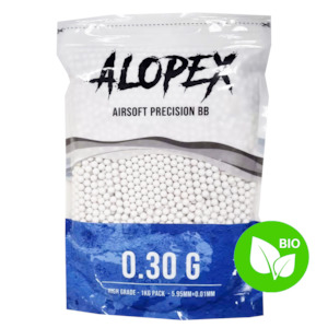 Hobby equipment and supply: Alopex - Airsoft 6mm Biodegradable BB 0.30g - 1Kg Pack