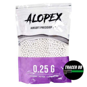 Hobby equipment and supply: Alopex - Airsoft 6mm Green Tracer BB 0.25g - 1Kg Pack