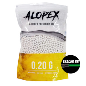 Alopex - Airsoft 6mm Green Tracer BB 0.20g - 1Kg Pack