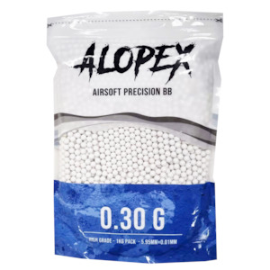 Alopex - Airsoft 6mm White Precision BB 0.30g - 1Kg Pack