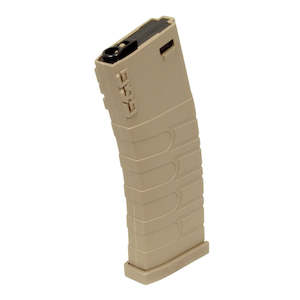 Hobby equipment and supply: G&G - AEG Mid-Cap Magazine for M4/M16 GR16 120 Rounds - Tan