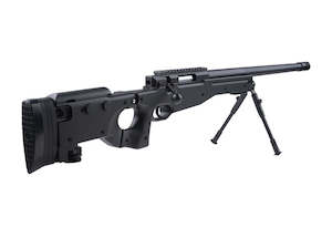 Hobby equipment and supply: WELL L96  - UPGRADED BOLT ACTION SPRING SNIPER with Folding Stock