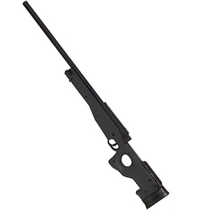 Hobby equipment and supply: WELL L96 UPGRADED BOLT ACTION Sniper Spring powered Black