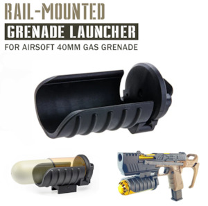 Action Army Rail-Mounted Airsoft 40mm gas Grenade Launcher