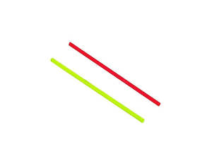 Hobby equipment and supply: CowCow Red and Green Fibre Optic Rod - 1.5mm