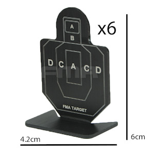 Hobby equipment and supply: FMA Practice Target A Group of Six