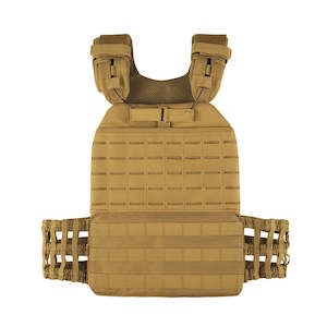 Hobby equipment and supply: Tactical vest plate carrier Training vest Molle - Tan