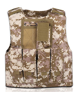 Hobby equipment and supply: AIRSOFT Military Tactical Vest - Digi Desert