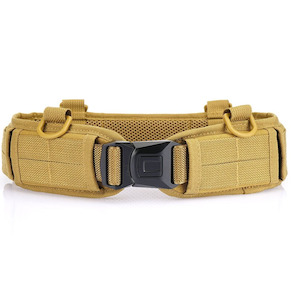 Tactical Molle Belt Quick Release Buckle - Tan - M/XL