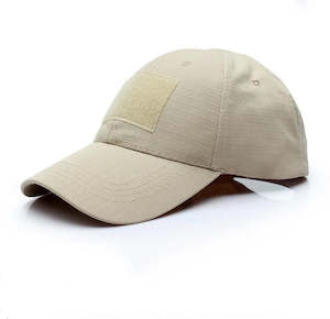 Tactical Camo Cap velcro - Tan