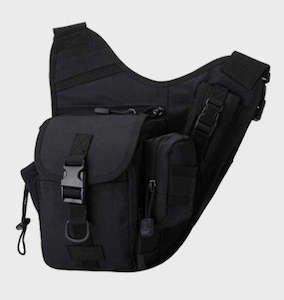 Military Tactical Shoulder Bag EDC Airsoft - BLACK