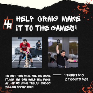 Raffle - Craig Harrington "Adaptive CrossFit Games 2024"