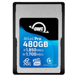 Computer peripherals: 480GB OWC Atlas Pro CFexpress 4.0 Type A memory card