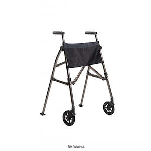 Medical equipment wholesaling: Walker - EZ Fold 'N Go - Black Walnut - Cobalt Blue (Q55006 & Q55008)