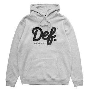 Def Signature Hood - Heather Grey