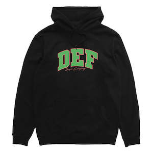 Clothing: Def Super Hood - Black (Heavy-weight)