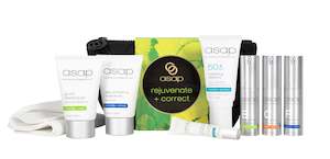 asap skincare: asap rejuvenate + correct pack