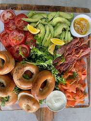 DIY Bagel Platter