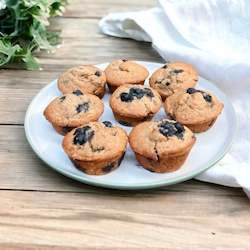 Bran & blueberry muffins