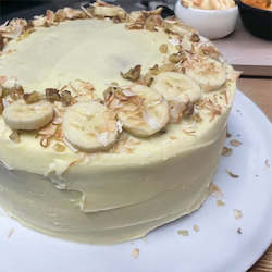 Banana Buttercream Cake*