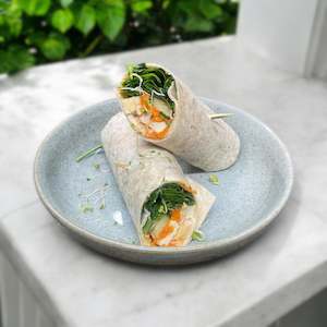 Sweet chilli tofu wrap