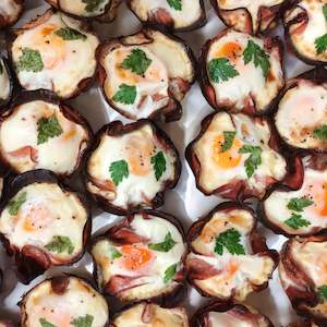 Ham & egg cups (keto/GF)