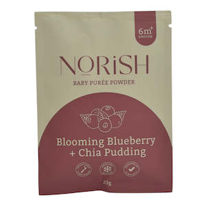 Health supplement: Norish Blooming Blueberry & Chia Pudding 20g