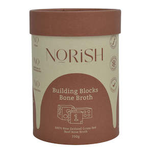 Health supplement: Norish Building Blocks Beef Bone Broth 150g