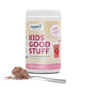 Health supplement: Nuzest Kids Good Stuff - Wild Strawberry 225g