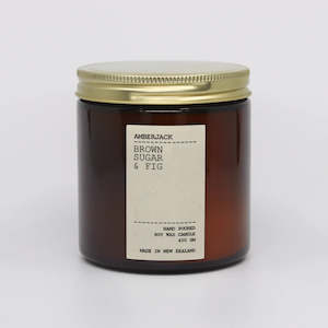 Health supplement: Amberjack Brown Sugar & Fig Candle