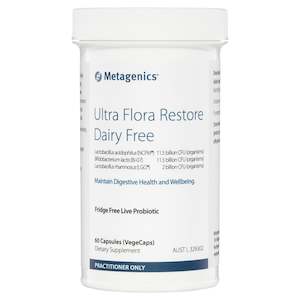 Metagenics Ultra Flora Restore Dairy Free 60 Capsules