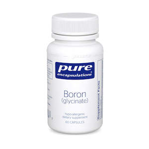 Health supplement: Pure Encapsulations Boron 60 Capsules