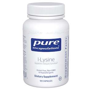 Health supplement: Pure Encapsulations l-Lysine