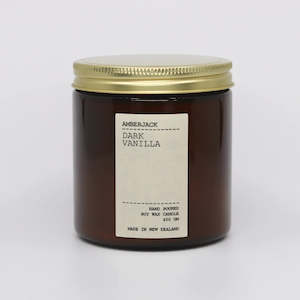 Health supplement: Amberjack Dark Vanilla Candle