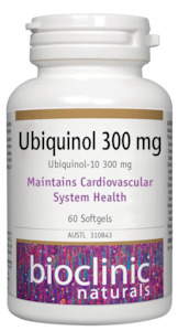 Health supplement: Bioclinic Naturals Ubiquinol