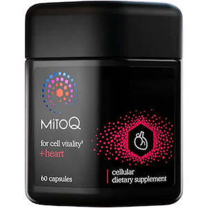 Health supplement: MitoQ Heart 60 Capsules