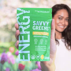 Health supplement: Savvy Nootropic Greens + Energy 100 grams