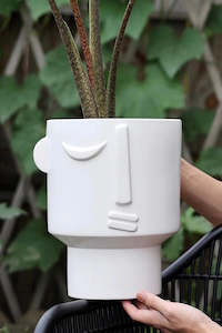 Cara Ceramic Face Planter