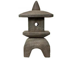 Gift: GARDEN PAGODA W/SOLAR LIGHT - FIBRE CLAY