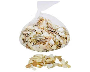 Crushed Pearl Shells Bag- Natural 3.5KG