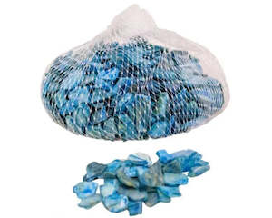 Crushed Pearl Shell Bags - Blue 3.5KG