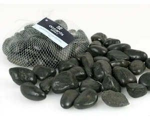 Polished Stones Large - Black 12KG