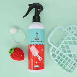 No Nasties Slick Kids Hair Detangler - Strawberry