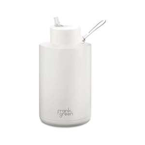 Frank Green 68OZ (2L) Ceramic Reusable Bottle w Straw Lid - Cloud