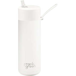 Frank Green 20oz (595ml) Ceramic Reusable Bottle w Straw Lid - Cloud