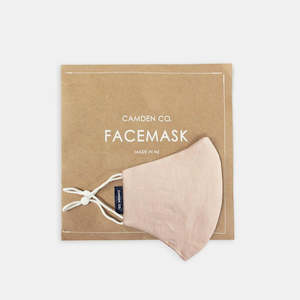 Camden Co 100% Linen Face Mask